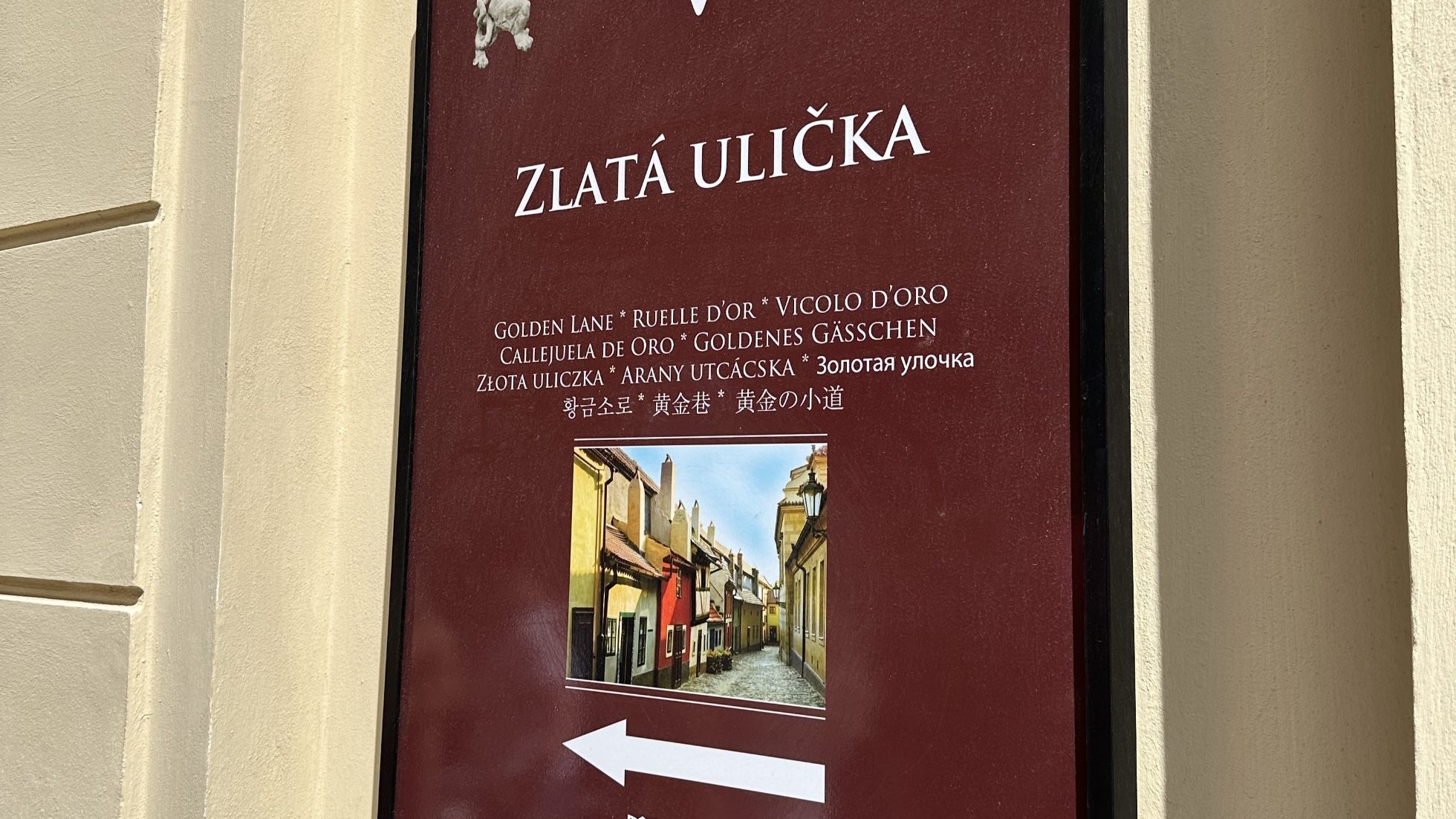 Widok na zabudowę w Pradze.